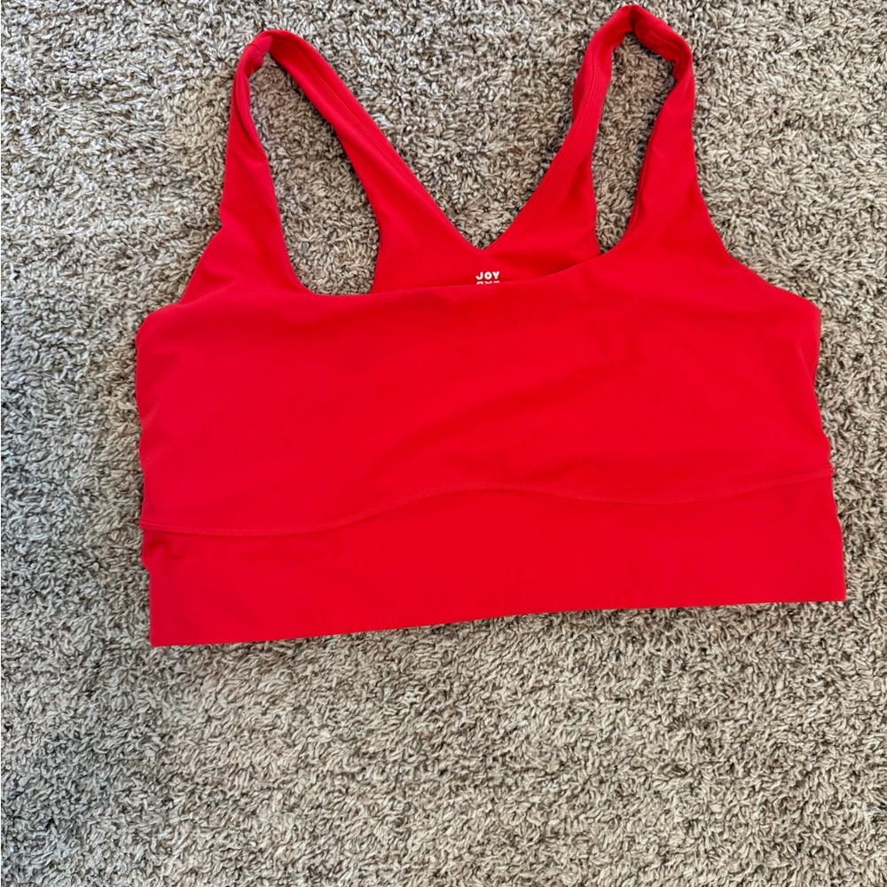JoyLab Bold Red Activewear Top